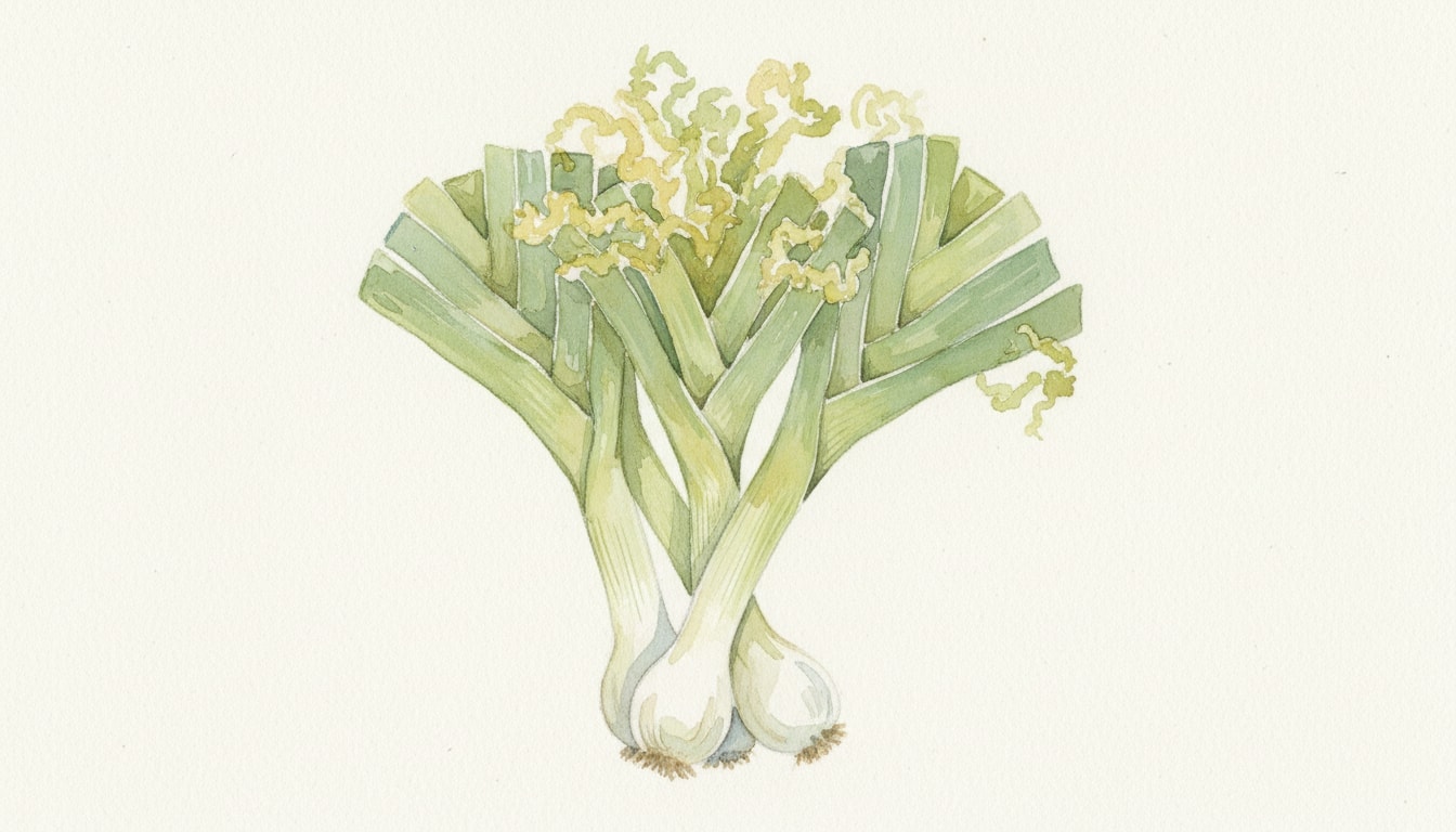Frizzled Leeks
