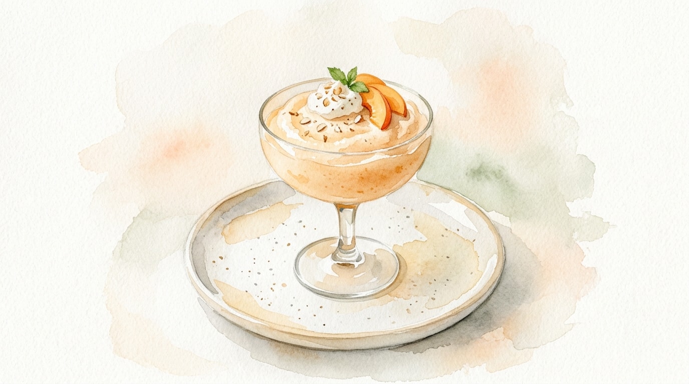 Frozen Apricot Amaretto Mousse