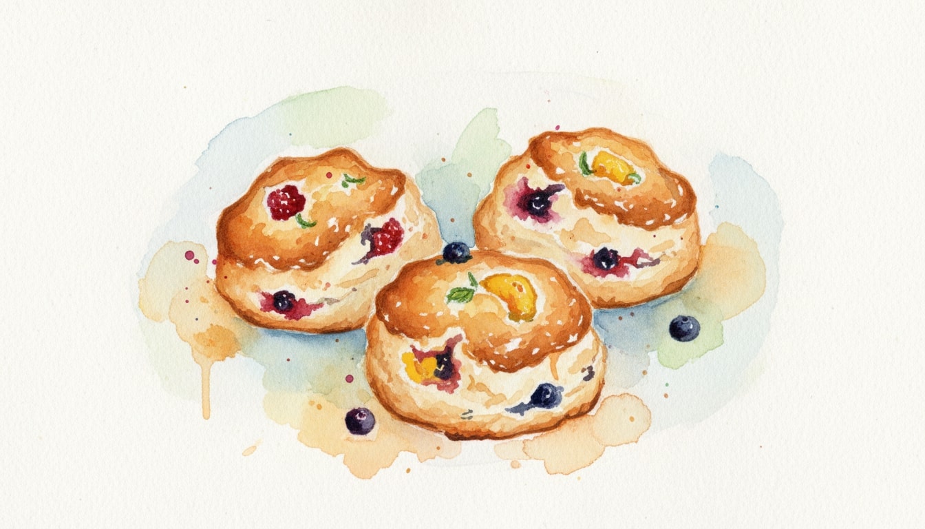 Fruit-Filled Scuffins