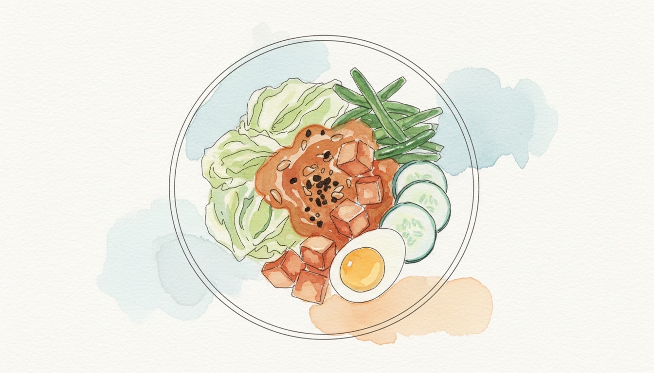 Gado Gado Inspired Buddha Bowl