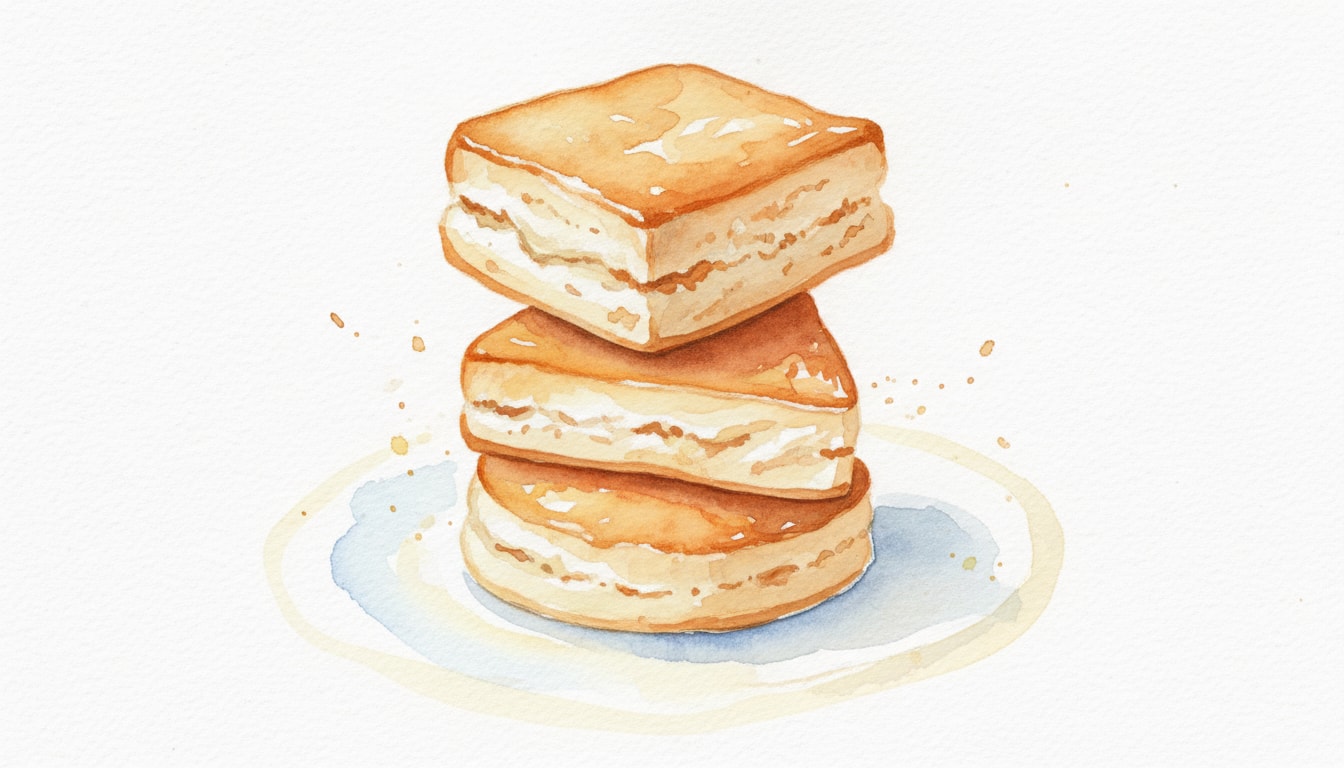 Geometric Buttermilk Biscuits