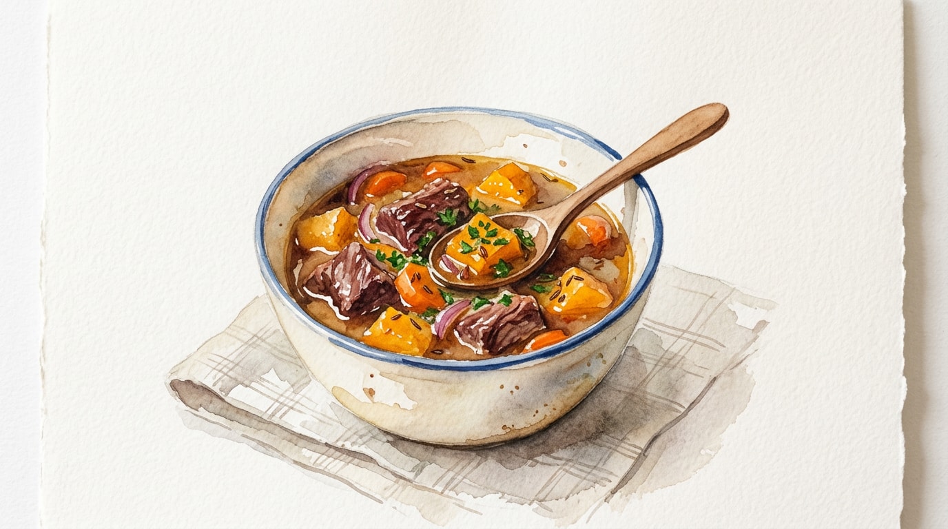 German-Spiced Short Rib and Squash Stew