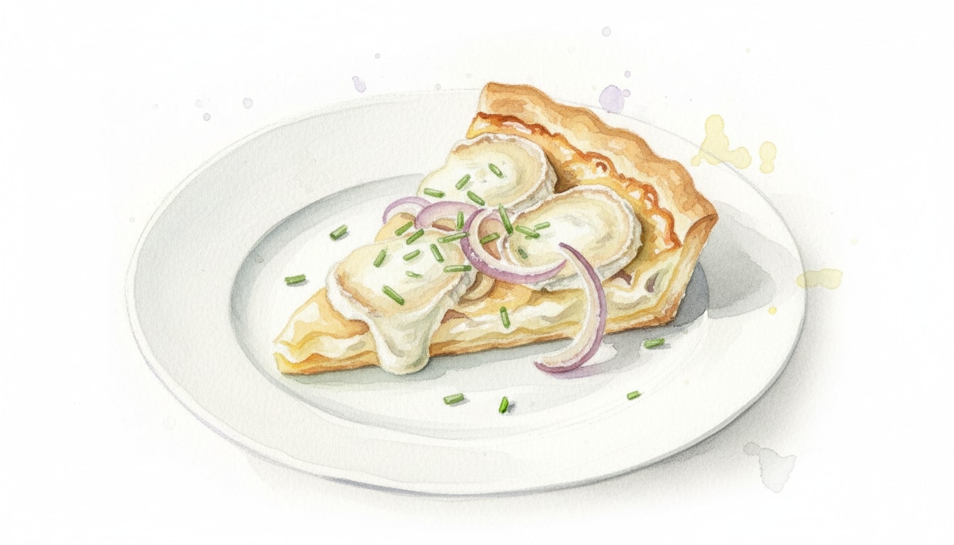 Goats' Cheese and Onion Tart