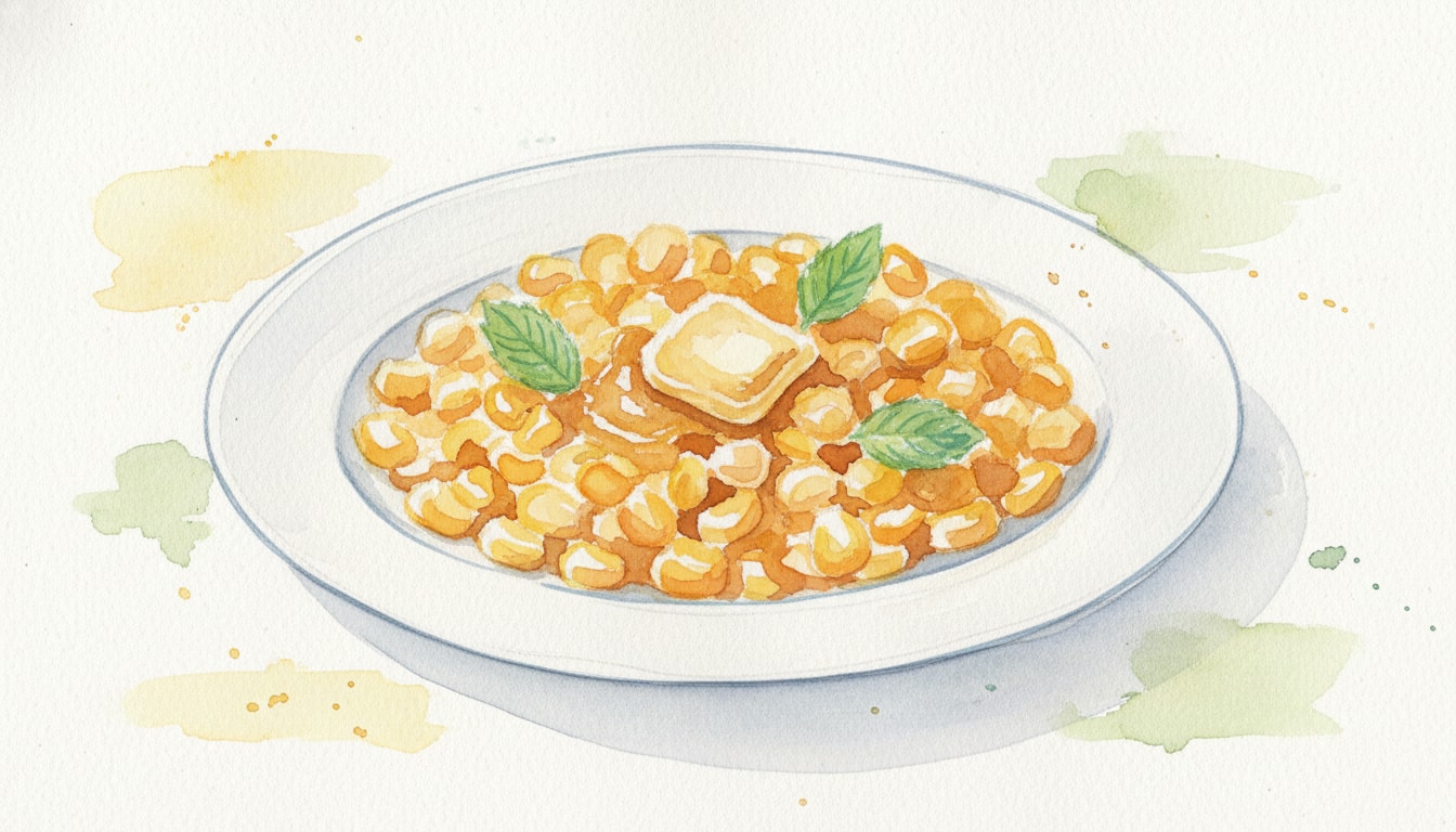 Golden Browned Butter Corn With Mint