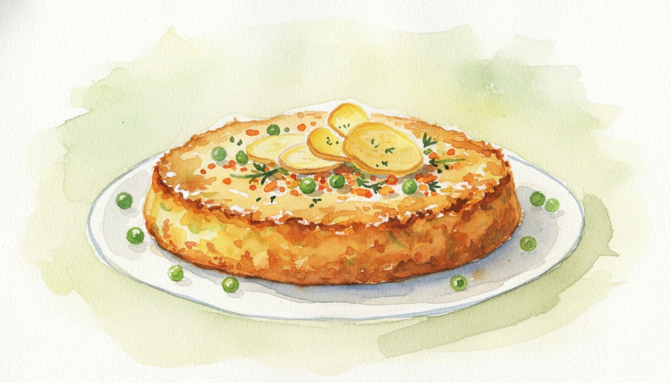 Golden Garden Vegetable Potato Cakes