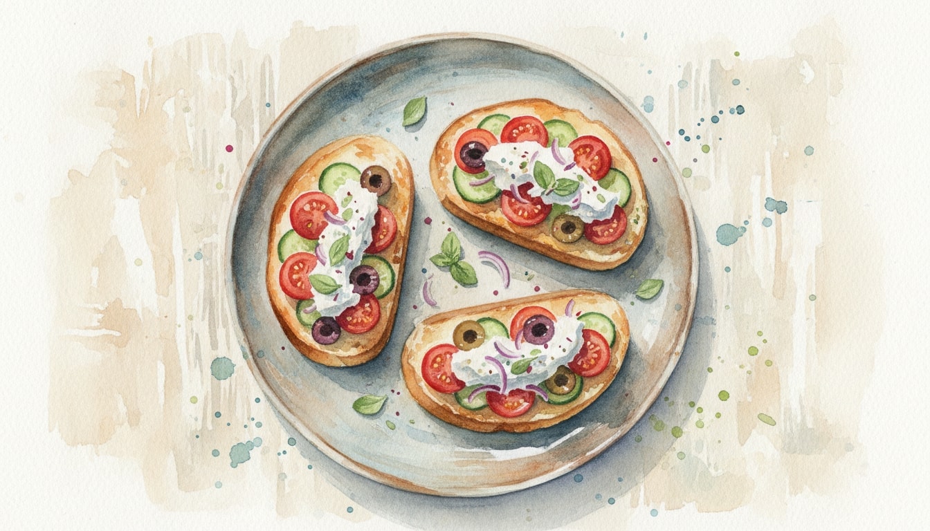 Greek Bruschetta