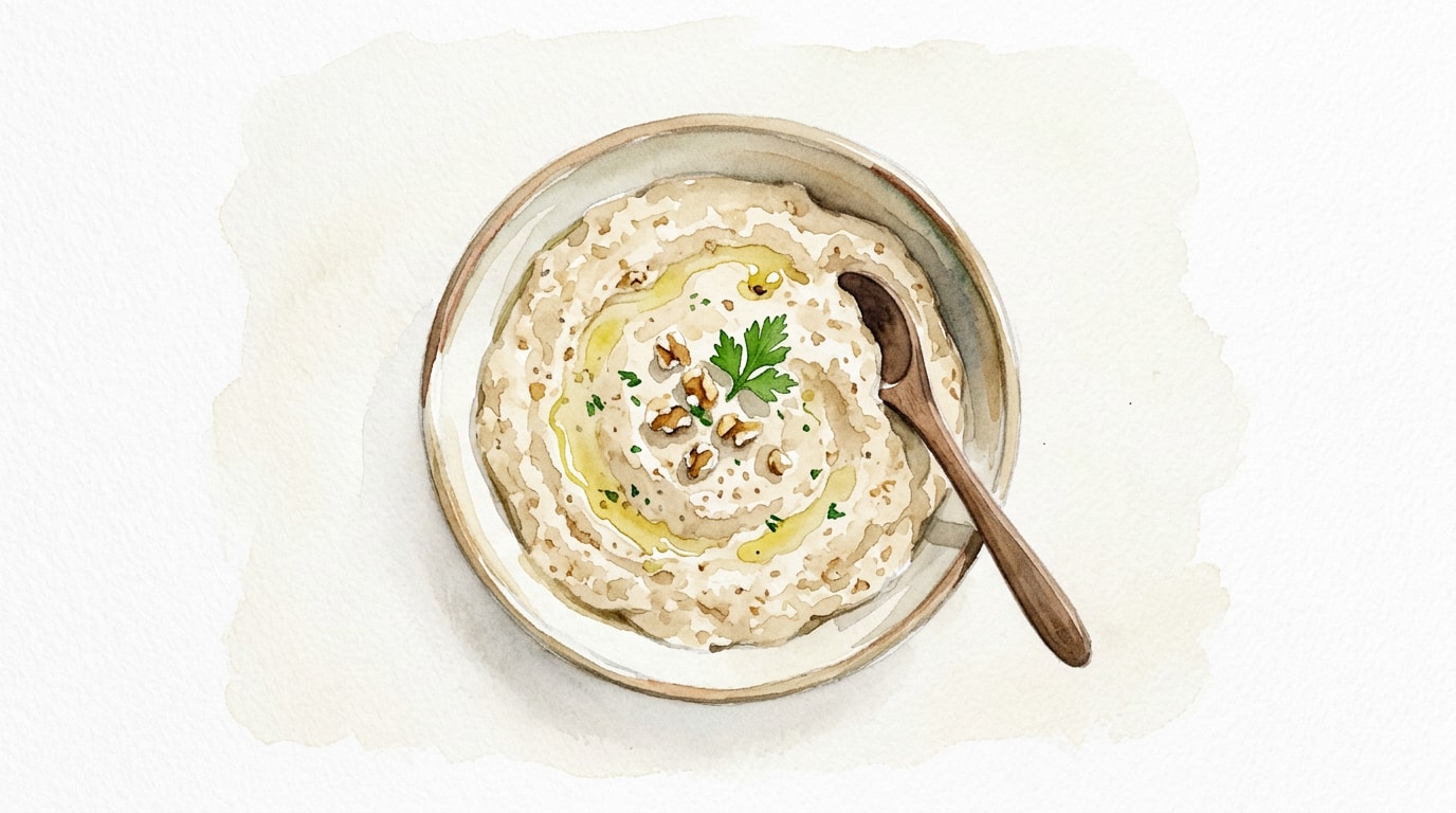 Greek Garlic and Walnut Dip