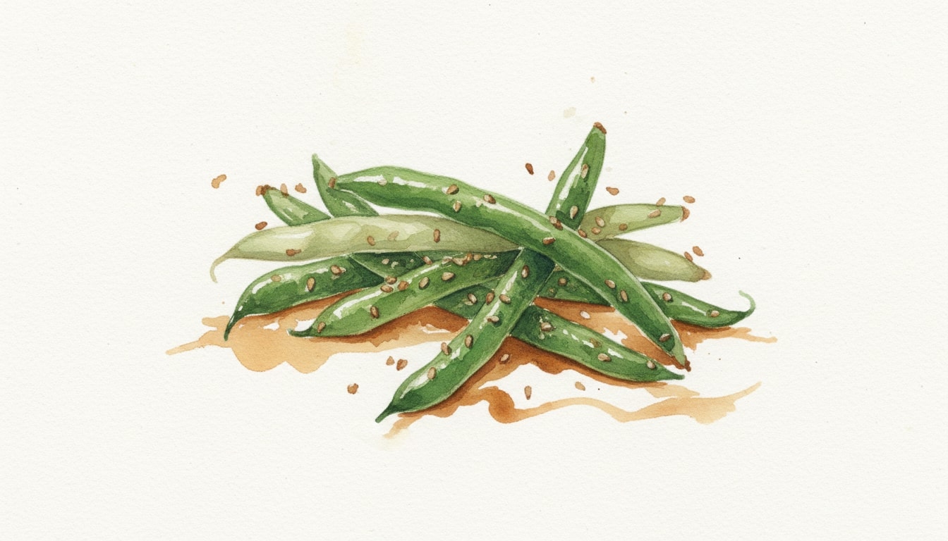 Green Beans with Sesame and Soy