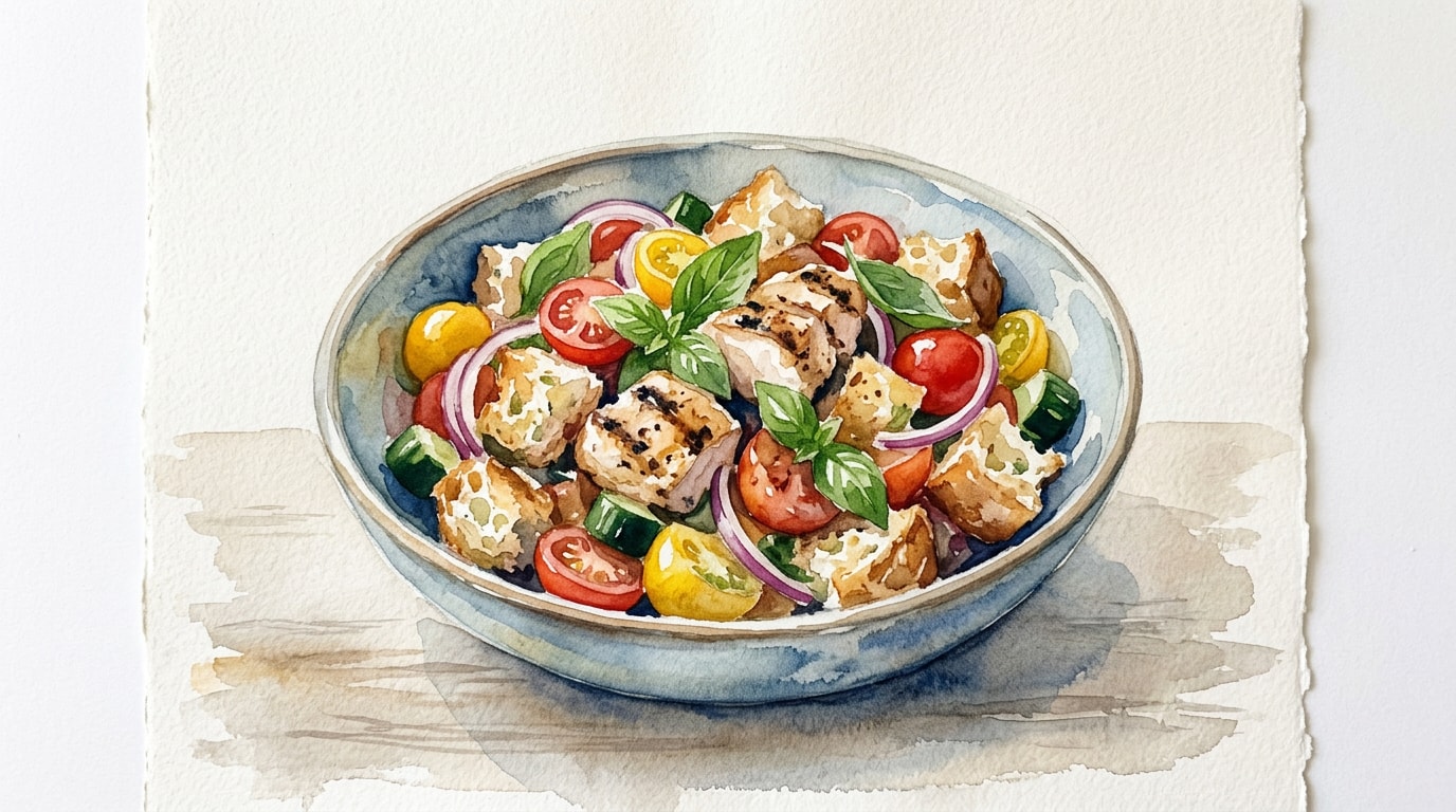 Grilled Chicken Panzanella