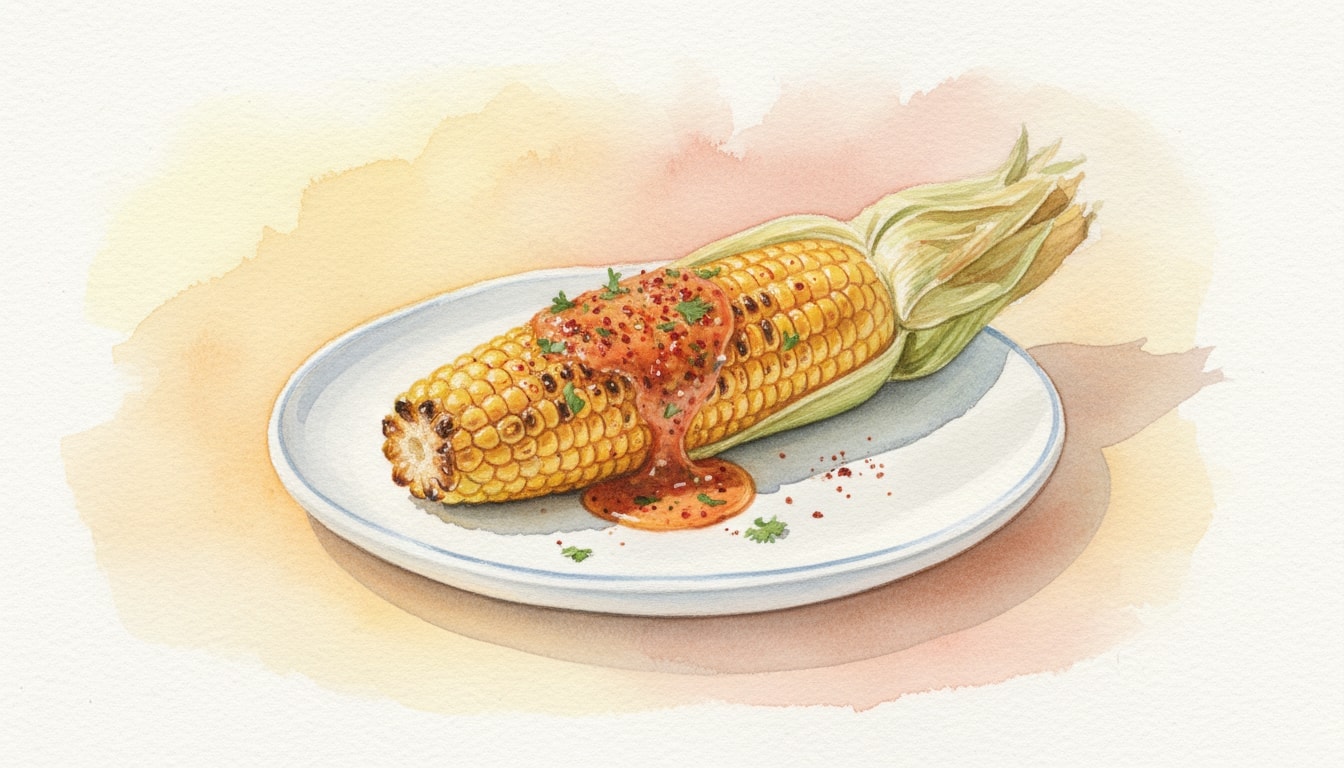 Grilled Corn with Chile Butter