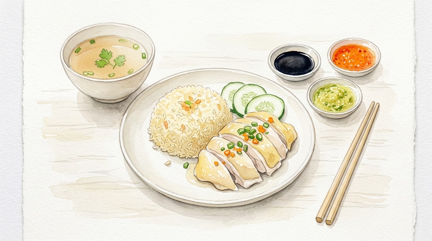 Hainanese Chicken Rice