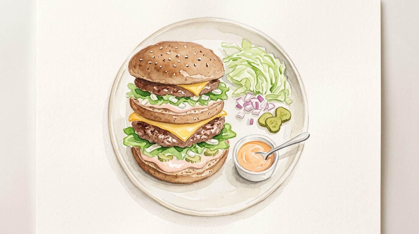 Healthier Copycat Big Mac