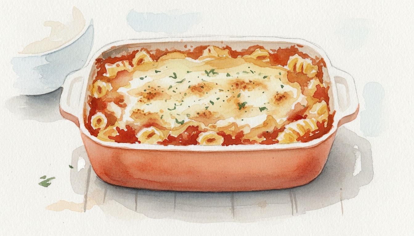 Hearty Bolognese Pasta Bake with Gruyère Cheese