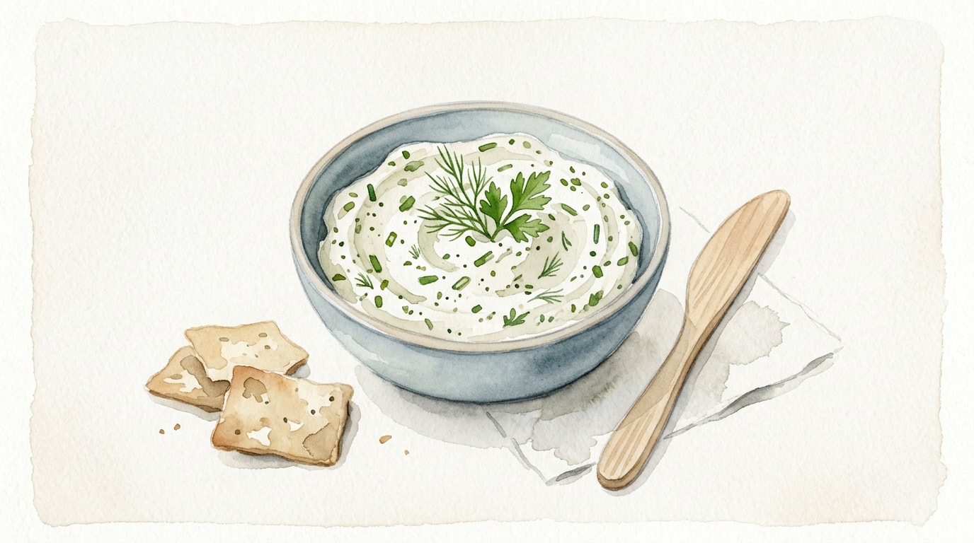 Herbed Cashew Cream Cheese