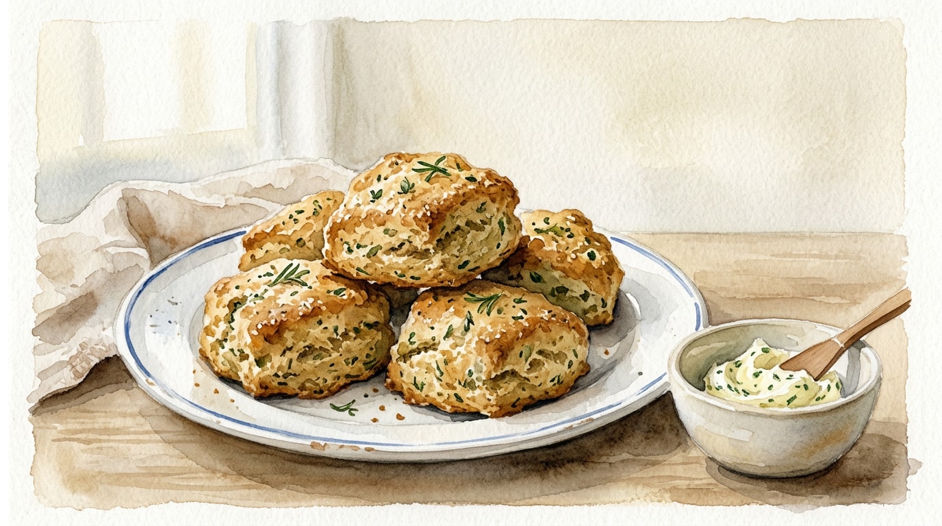 Herbed Whole-Wheat Buttermilk Scones