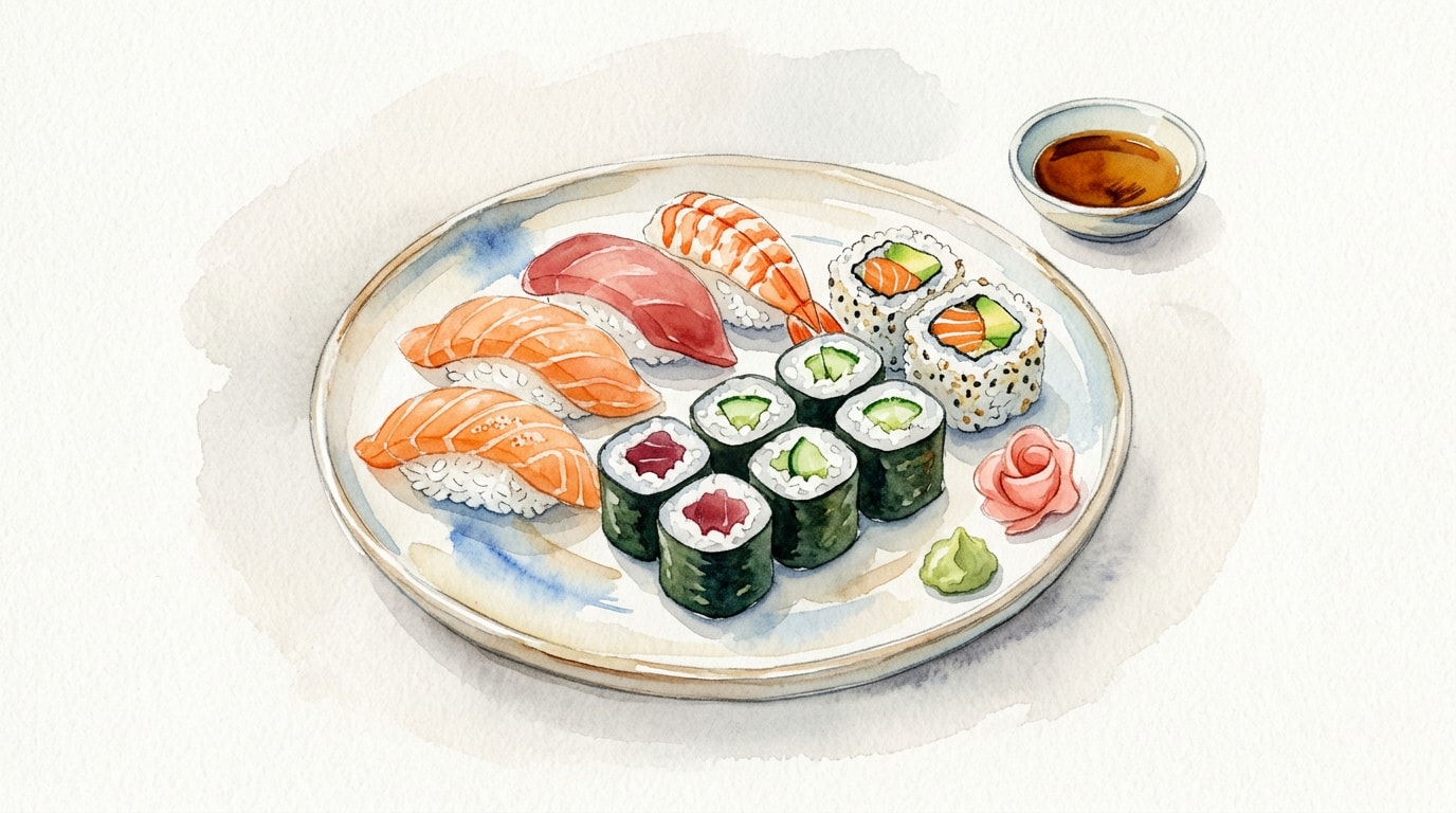 Homemade Sushi: Nigiri and Maki Rolls