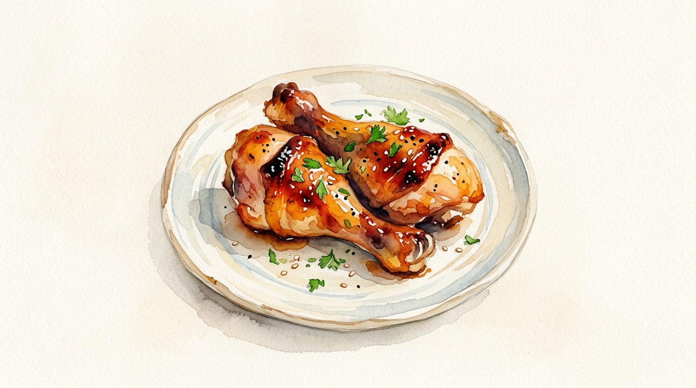 Honey Sriracha Baked Chicken Drumsticks