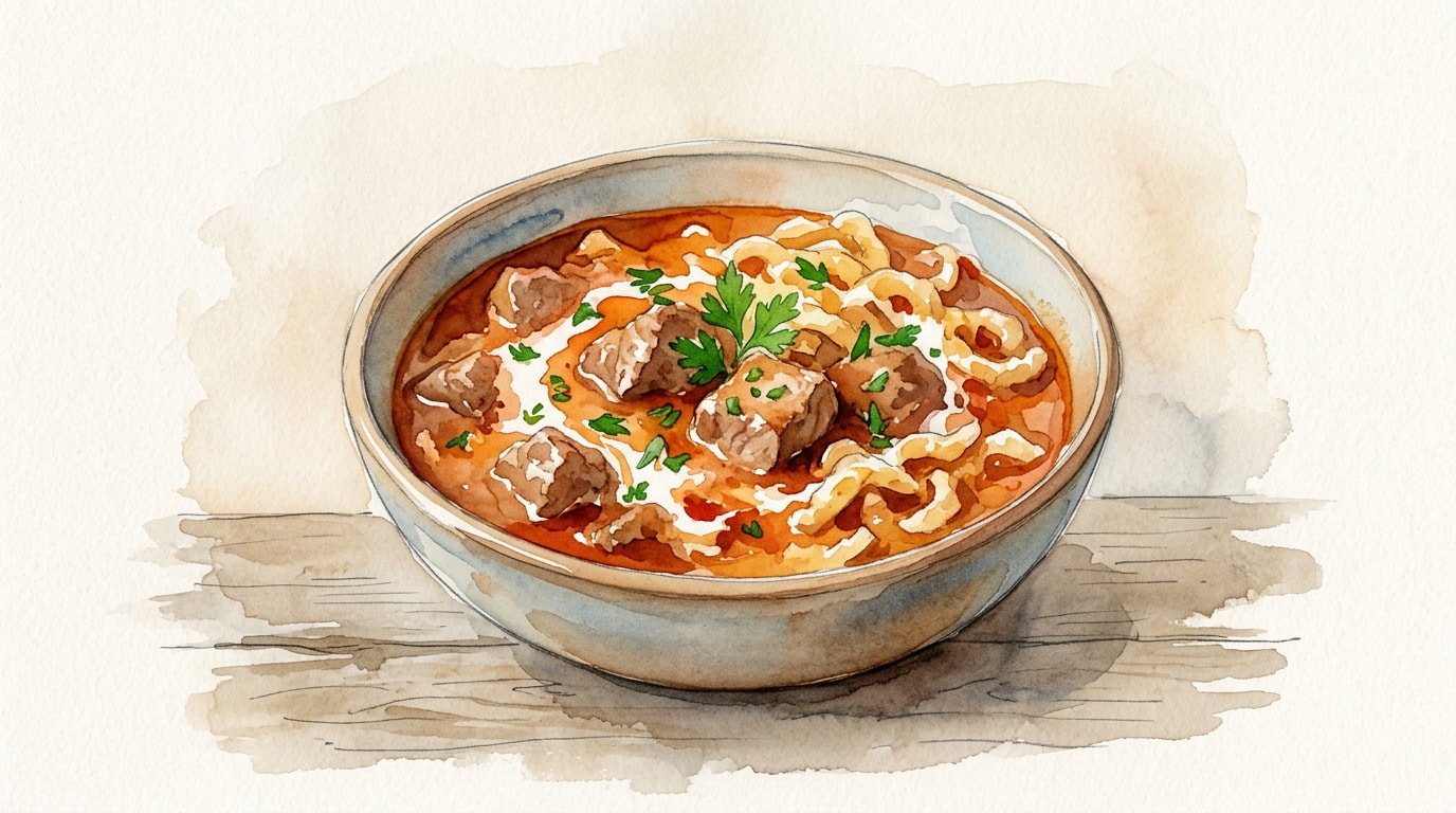 Hungarian-Style Pork Paprikash