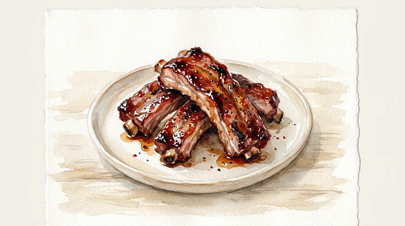 Instant Pot Sticky Spicy Baby Back Ribs