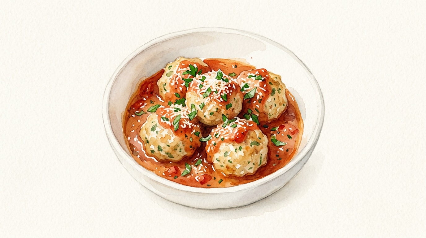 Italian Parmesan Chicken Meatballs