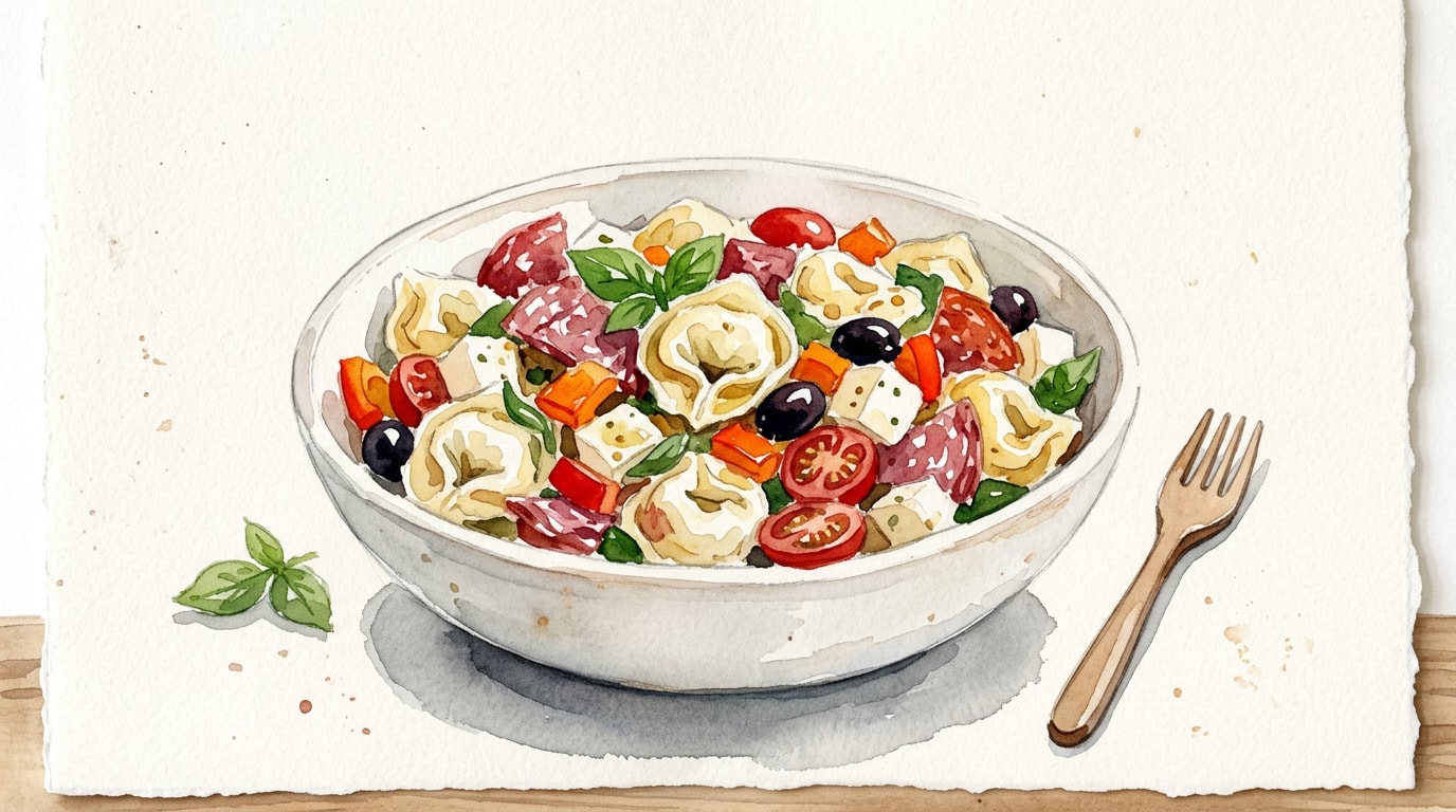 Italian Sandwich Tortellini Pasta Salad