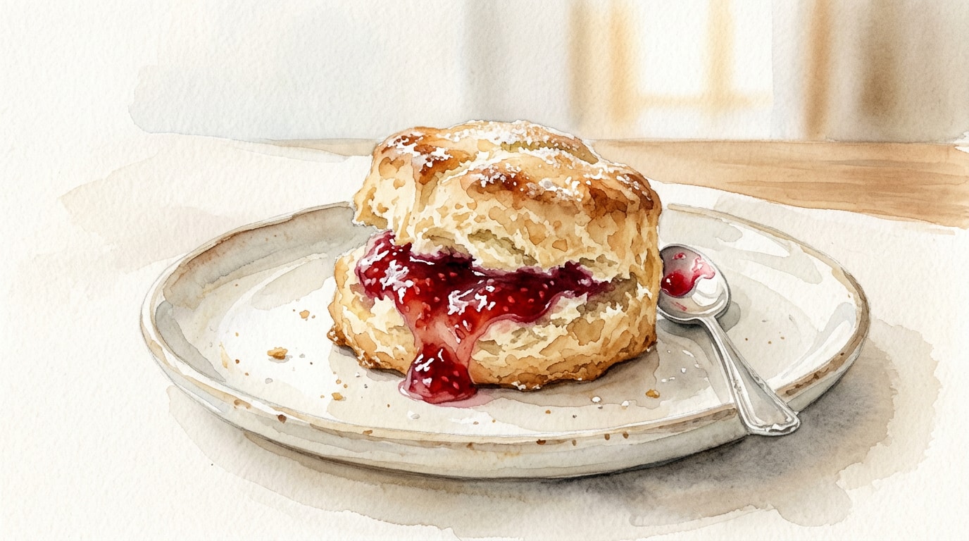 Jam-Stuffed Buttermilk Scones