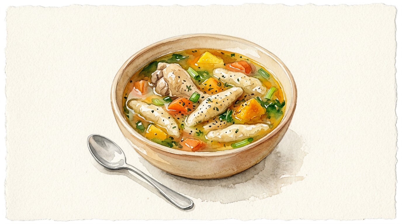Jamaican Chicken Soup With Spinners