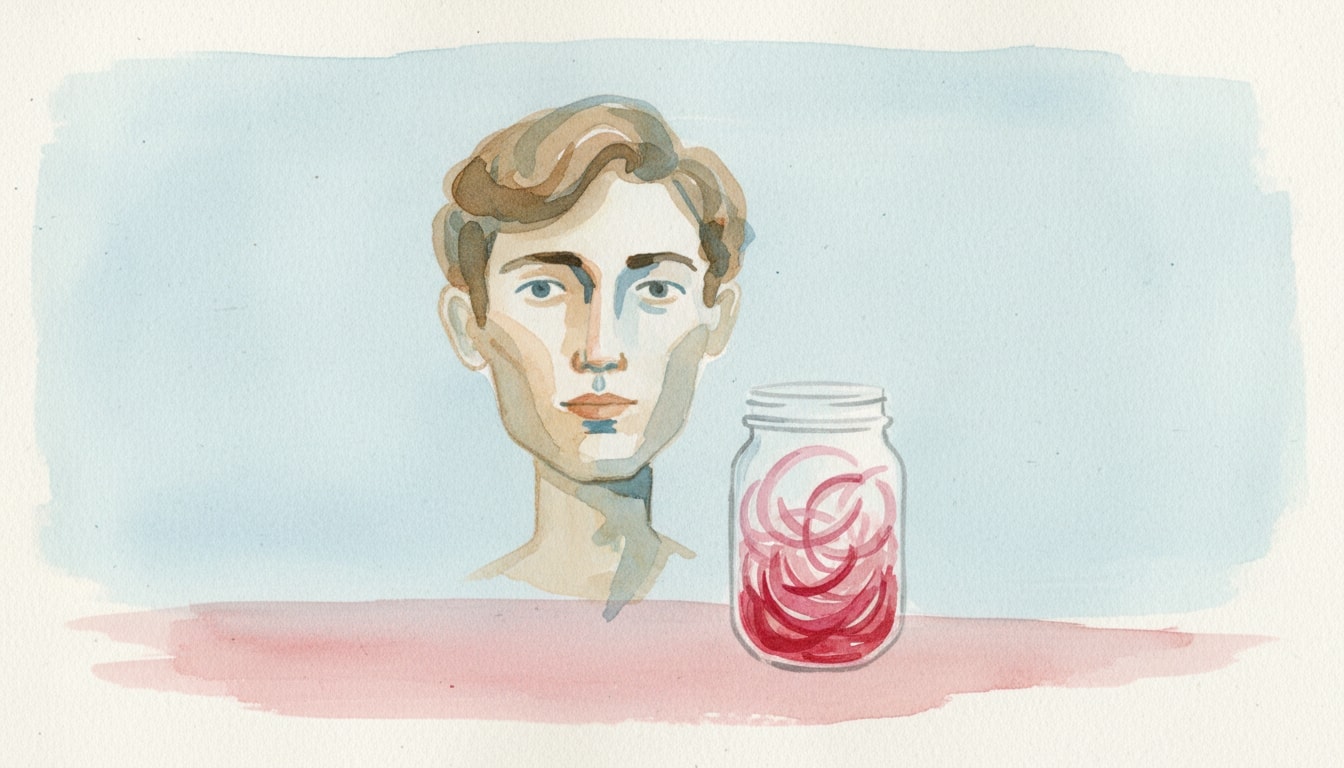 Junipero Gibson with Pickled Red Onion