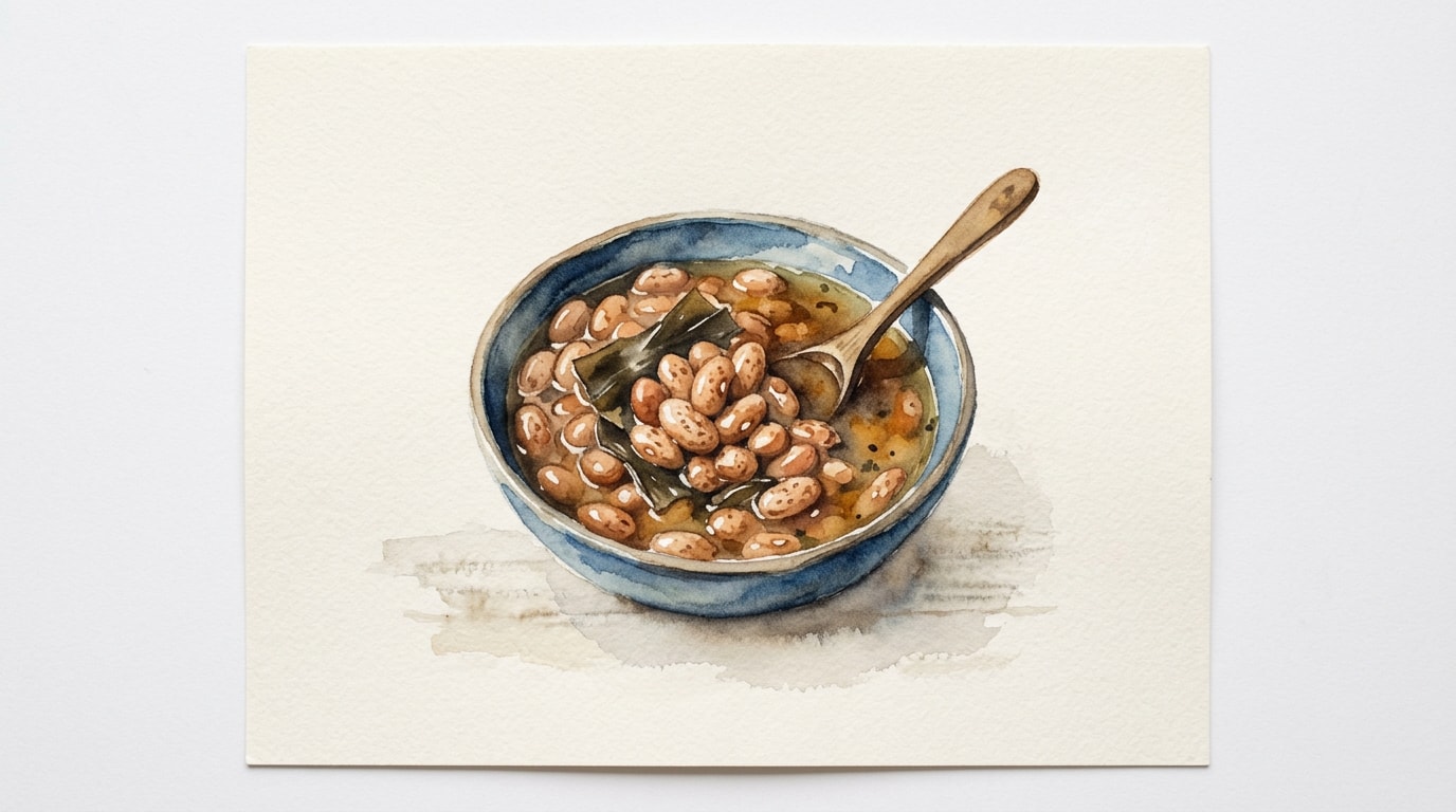 Kombu Simmered Pinto Beans