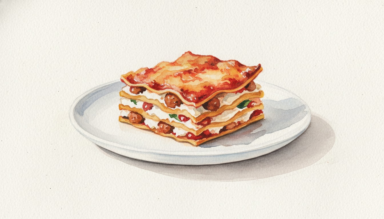 Lasagna Napoletana with Polpettine