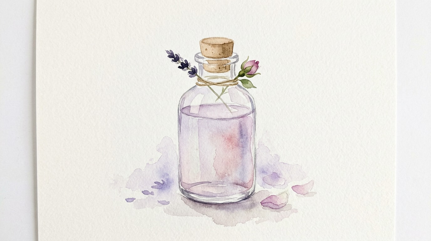 Lavender Rose Simple Syrup