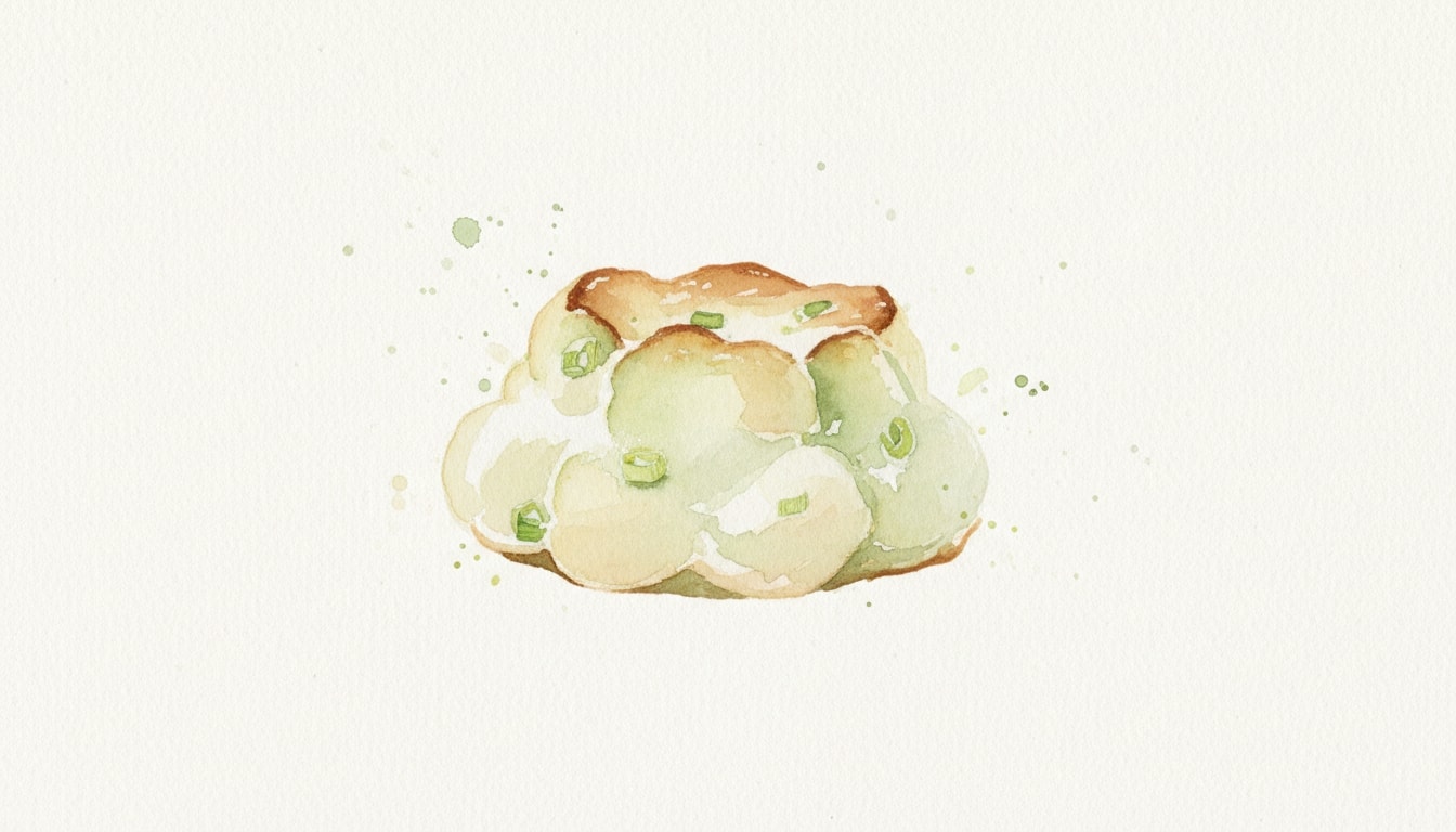 Leek Soufflé Pudding