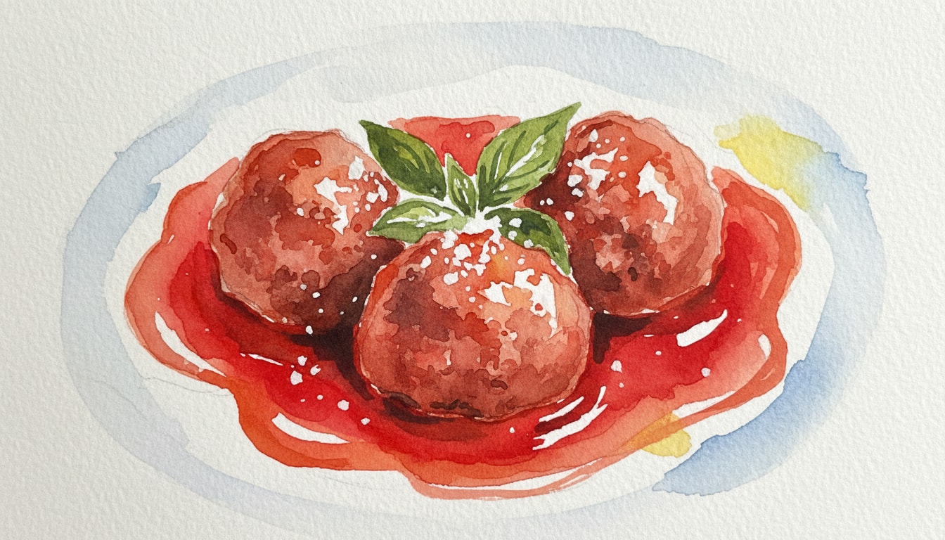 Legendary Italian-American Meatballs in Marinara