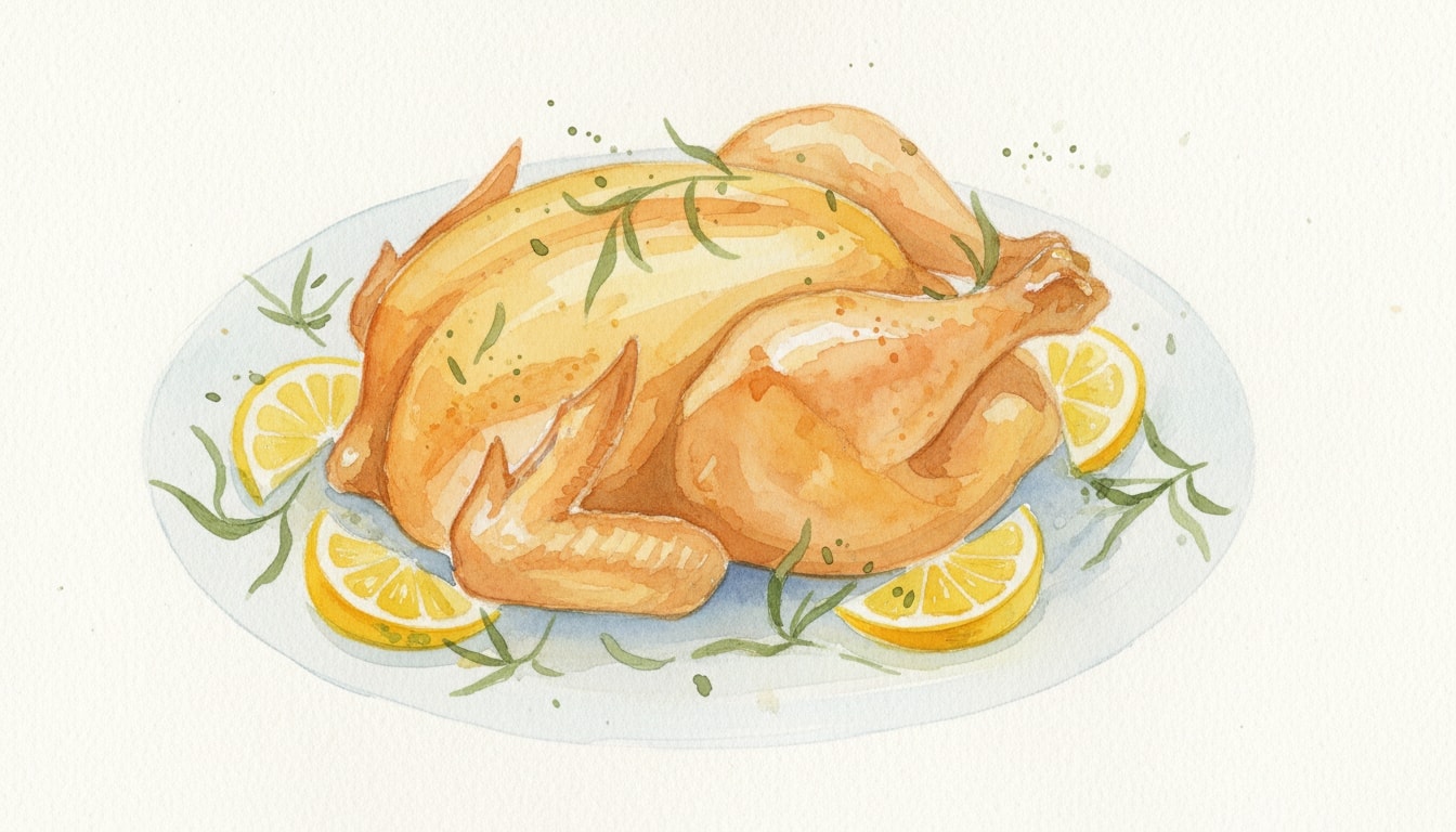Lemon and Tarragon Roast Chicken