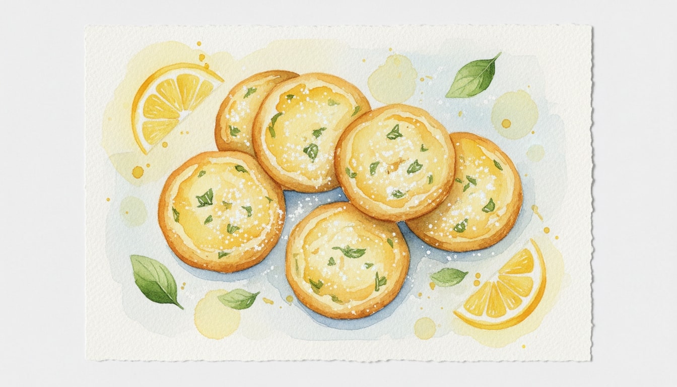 Lemon Basil Shortbread