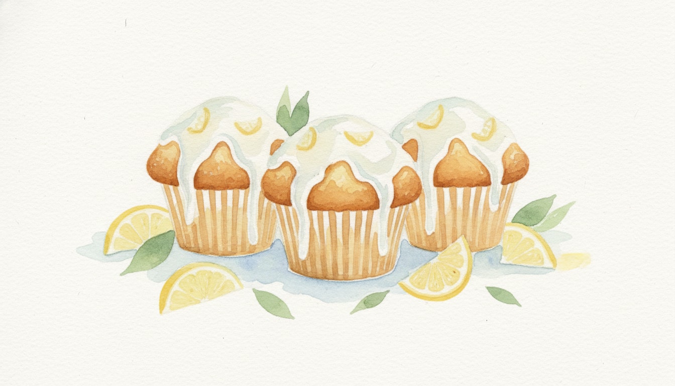 Lemon Drizzle Muffins