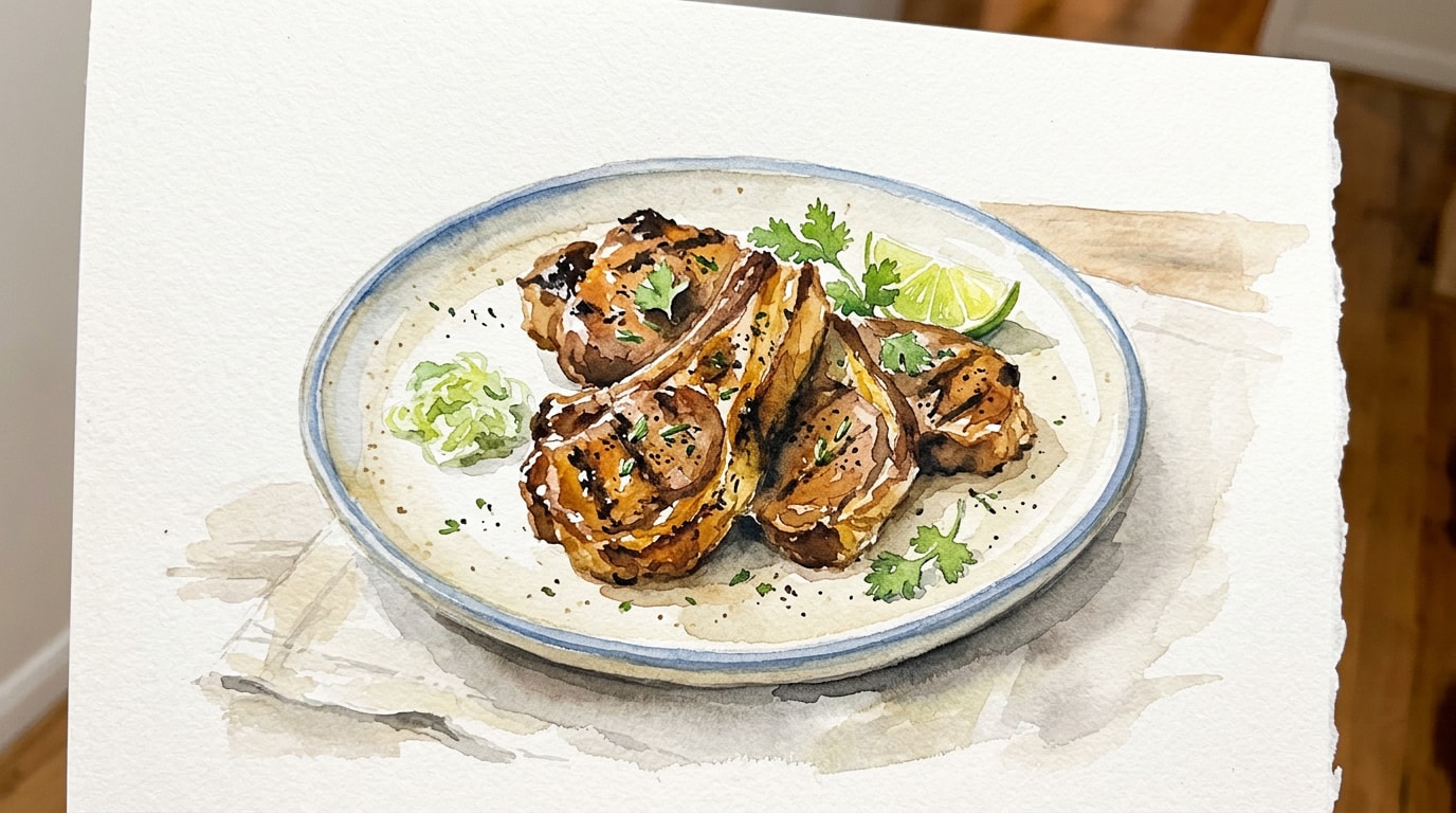 Lemongrass and Citrus Grilled Lamb Shoulder