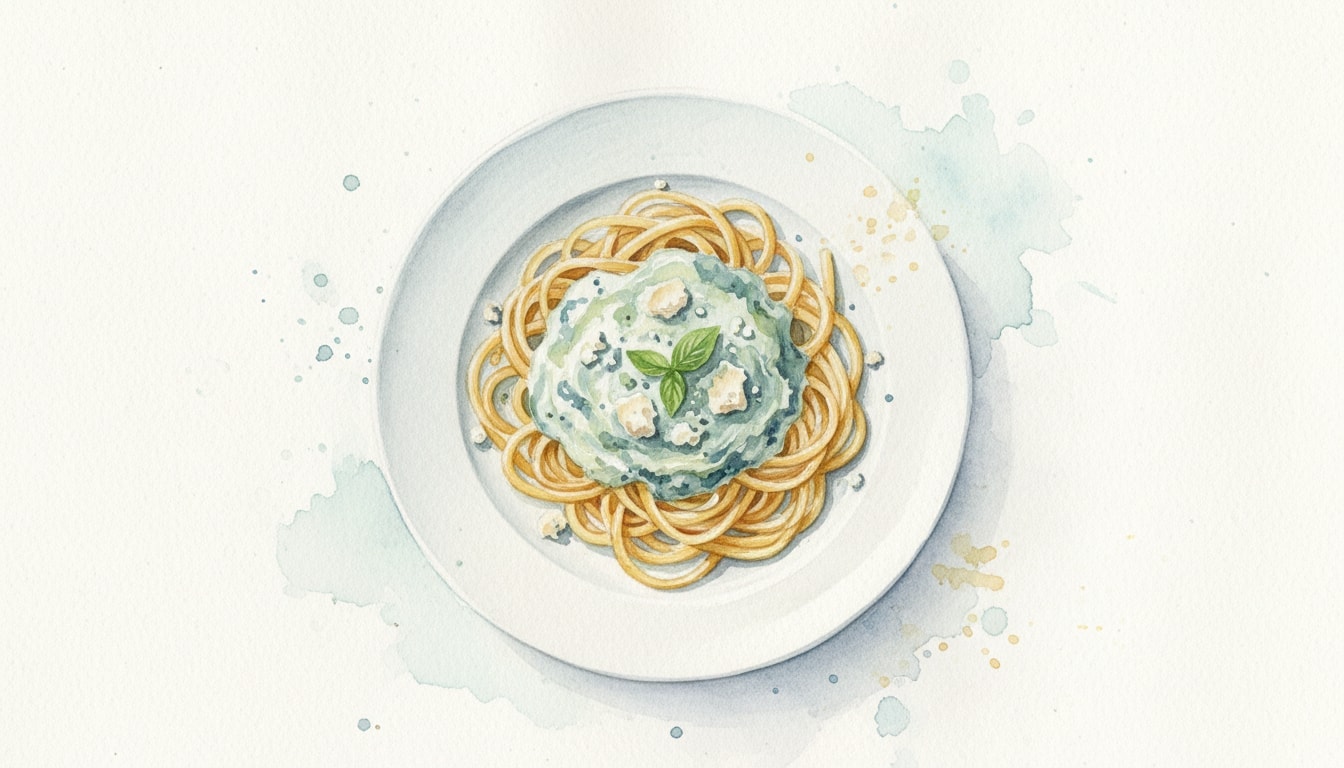 Linguine with Gorgonzola