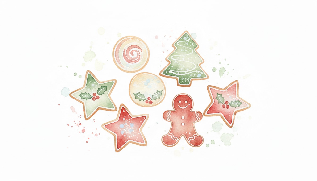 Low Sugar Christmas Biscuits