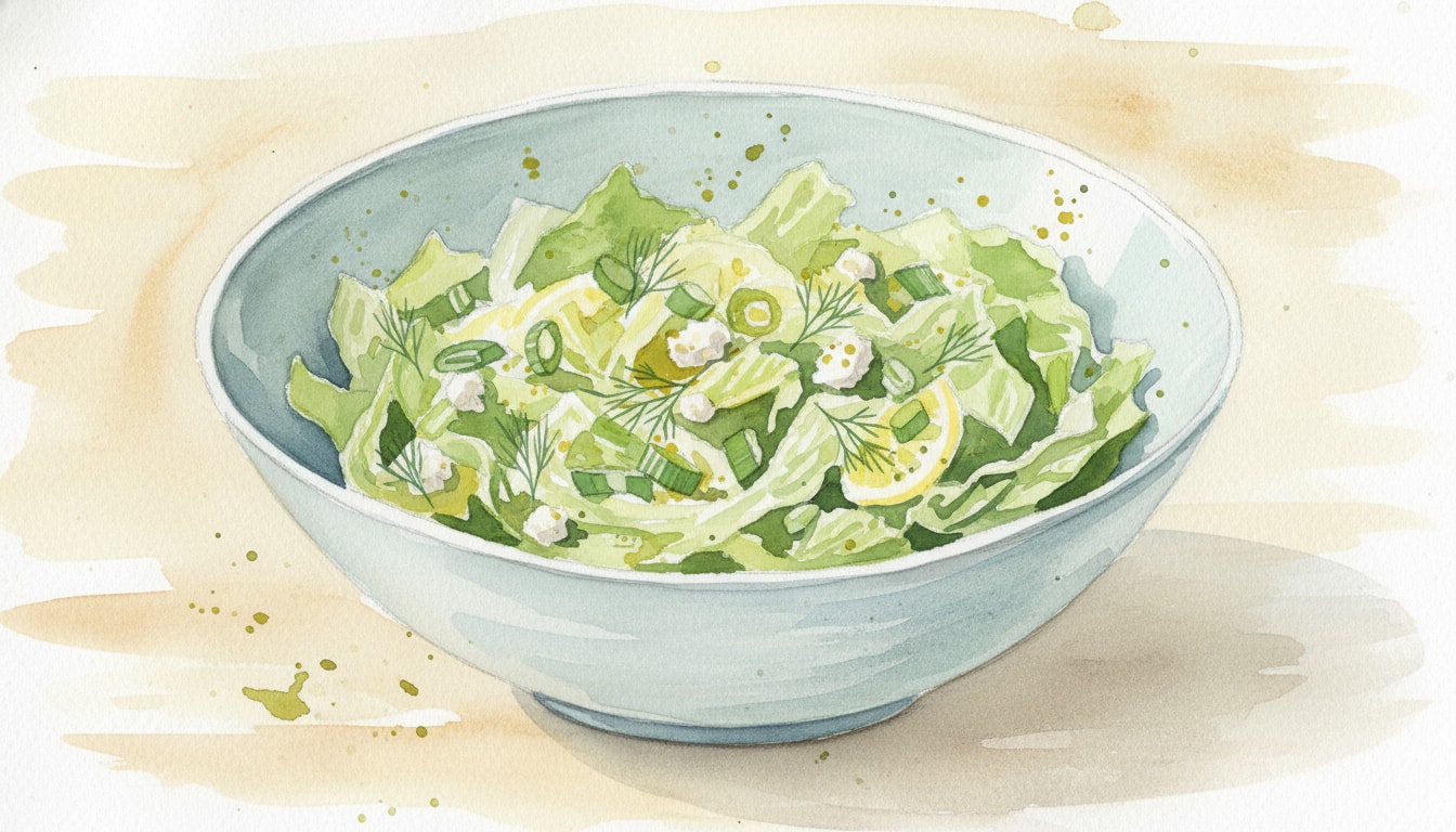 Maroulosalata (Greek Lettuce Salad)