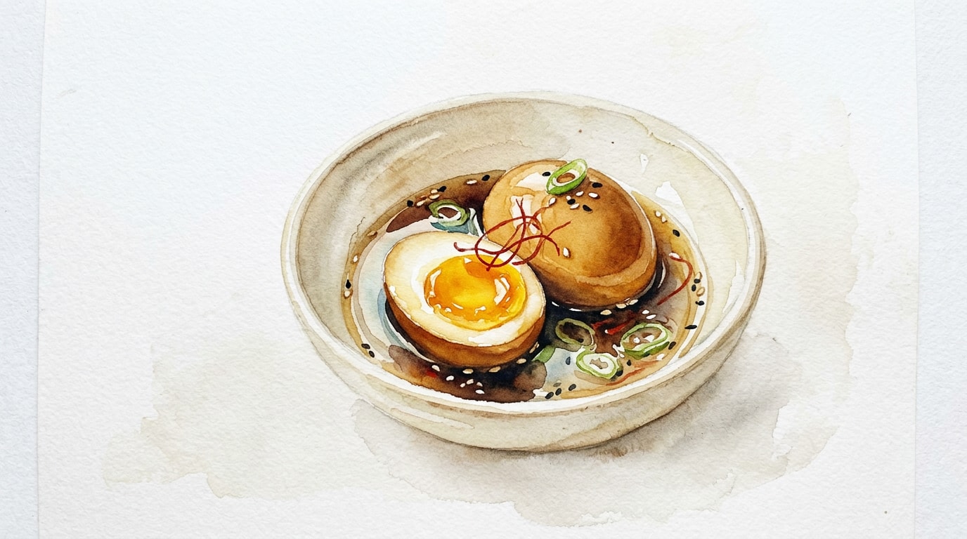 Mayak Gyeran (Korean Marinated Jammy Eggs)