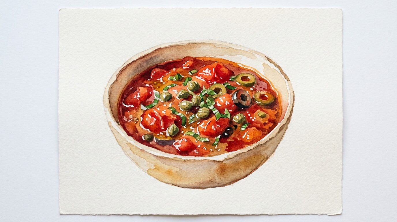 Mediterranean Caper And Tomato Sauce