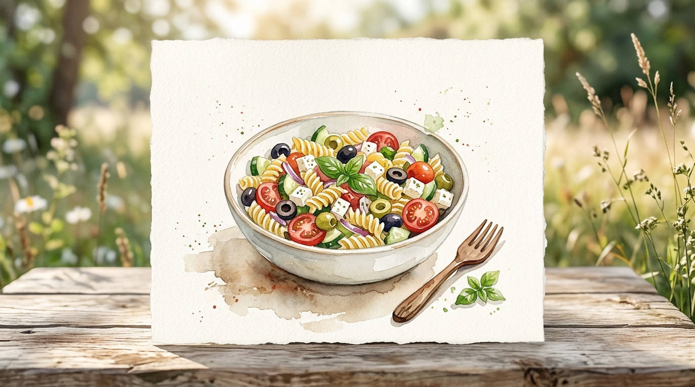 Mediterranean Picnic Pasta Salad