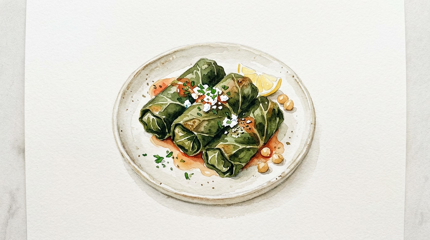 Mediterranean Stuffed Collard Greens