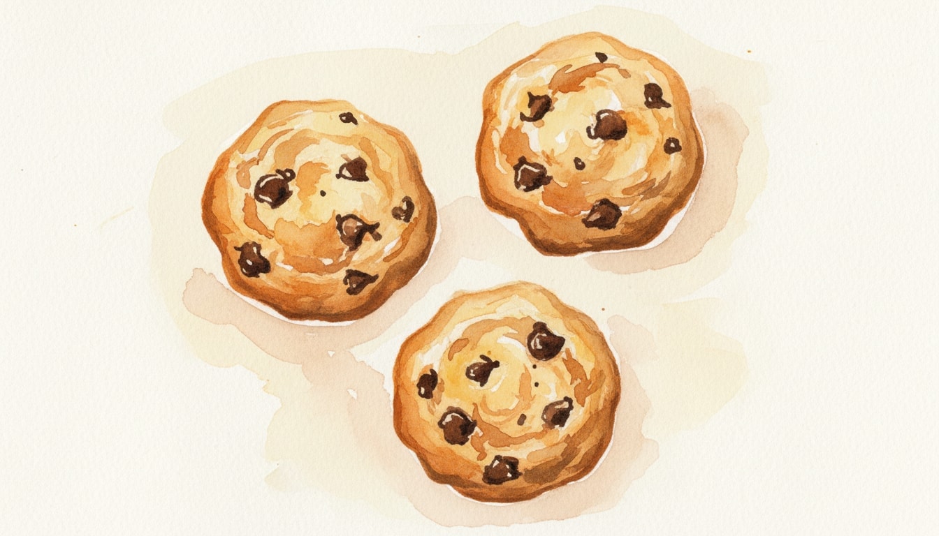 Melted Butter Chocolate Chip Cookies