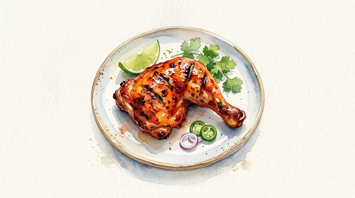 Mexican Achiote-Guajillo Grilled Chicken