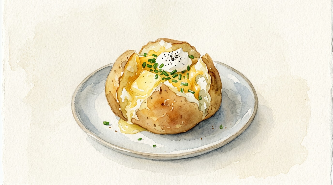 Microwave Jacket Potato with Classic Fillings