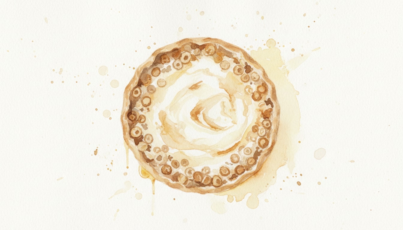 Milk and Honey Pie with Cereal Crust