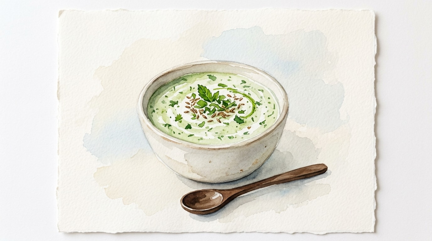 Mint And Cilantro Raita
