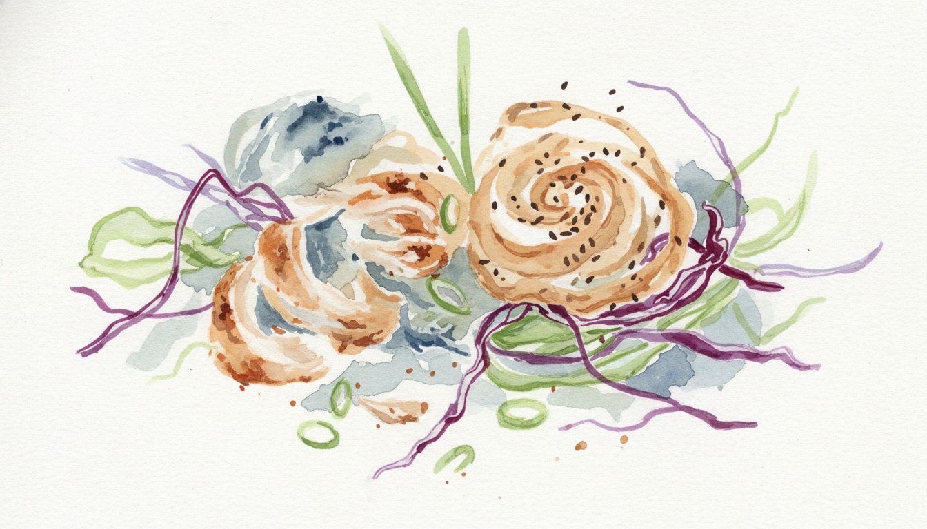 Miso-Sesame Chicken & Cabbage Salad